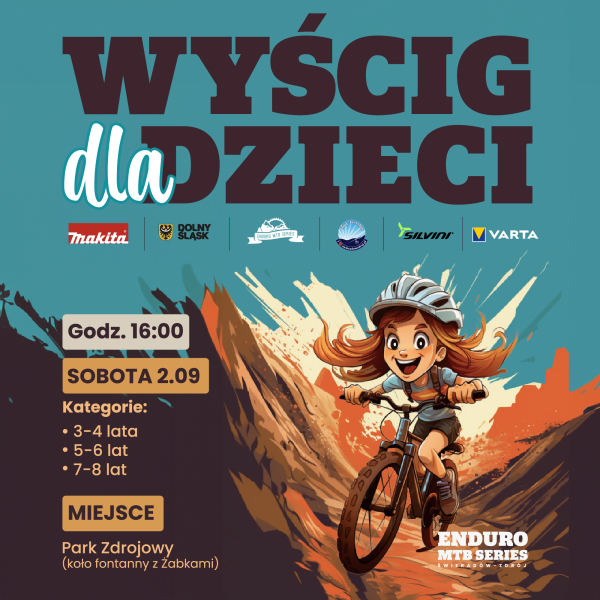 W sobotę 2.09. wyścig dla dzieci